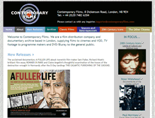 Tablet Screenshot of contemporaryfilms.com